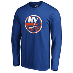 New York Islanders #1 Dad Long Sleeve T-Shirt - Royal T-shirts