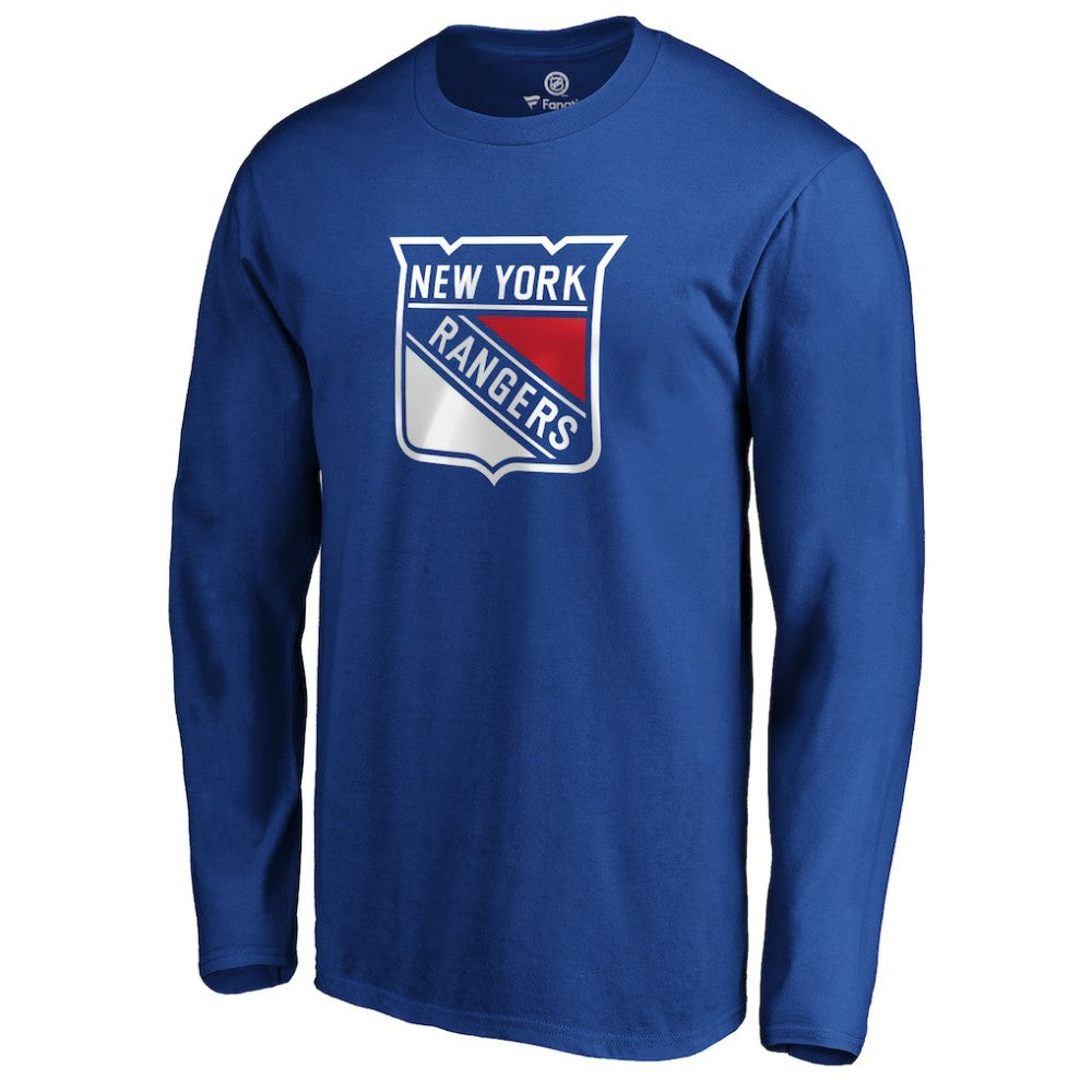 New York Rangers #1 Dad Long Sleeve T-Shirt - Blue T-shirts