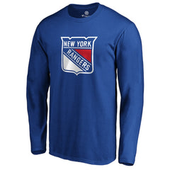 New York Rangers #1 Dad Long Sleeve T-Shirt - Blue T-shirts