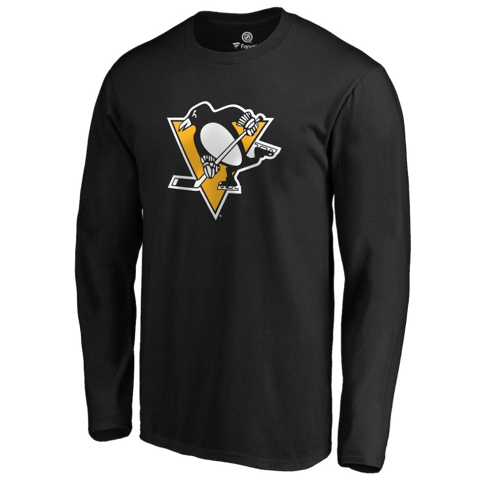 Pittsburgh Penguins #1 Dad Long Sleeve T-Shirt - Black T-shirts