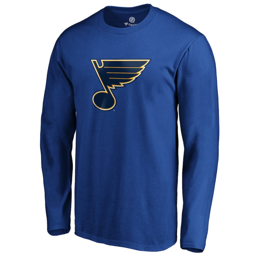 St. Louis Blues #1 Dad Long Sleeve T-Shirt - Blue T-shirts