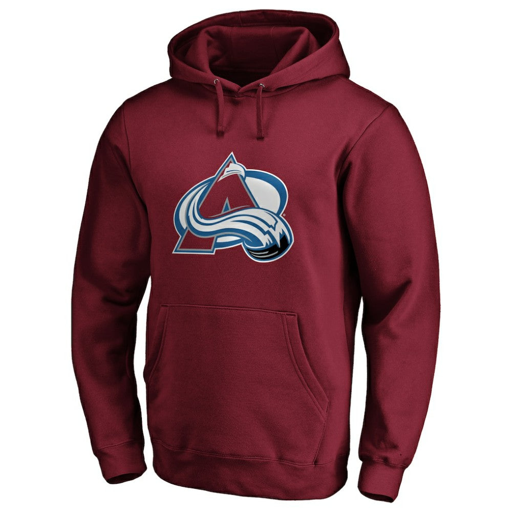 Colorado Avalanche #1 Dad Pullover Hoodie - Burgundy Hoodies