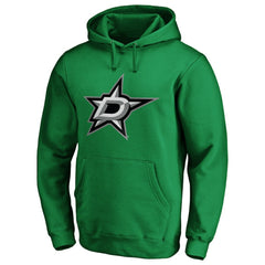 Dallas Stars #1 Dad Pullover Hoodie - Kelly Green Hoodies