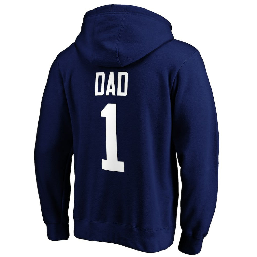 Tampa Bay Lightning #1 Dad Pullover Hoodie - Blue Hoodies