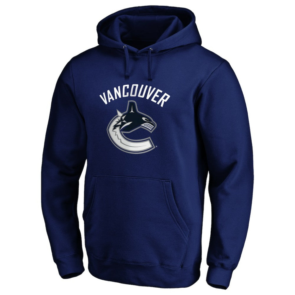 Vancouver Canucks #1 Dad Pullover Hoodie - Blue Hoodies