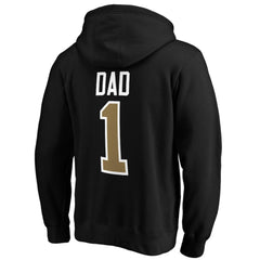 Vegas Golden Knights #1 Dad Pullover Hoodie - Black Hoodies