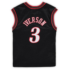 Allen Iverson Philadelphia 76ers Preschool 2000-2001 Hardwood Classics Throwback Team Jersey - Black outlet