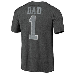 Los Angeles Kings Greatest Dad Tri-Blend T-Shirt - Charcoal T-shirts