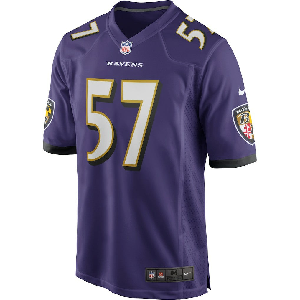 Bart Scott Baltimore Ravens Game Retired Player Jersey - Purple sale