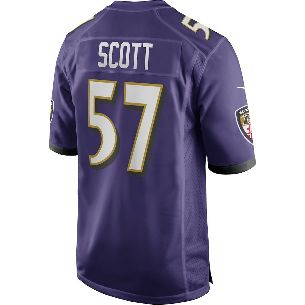 Bart Scott Baltimore Ravens Game Retired Player Jersey - Purple sale