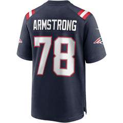 Bruce Armstrong New England Patriots Game Retired Player Jersey - Navy discount
