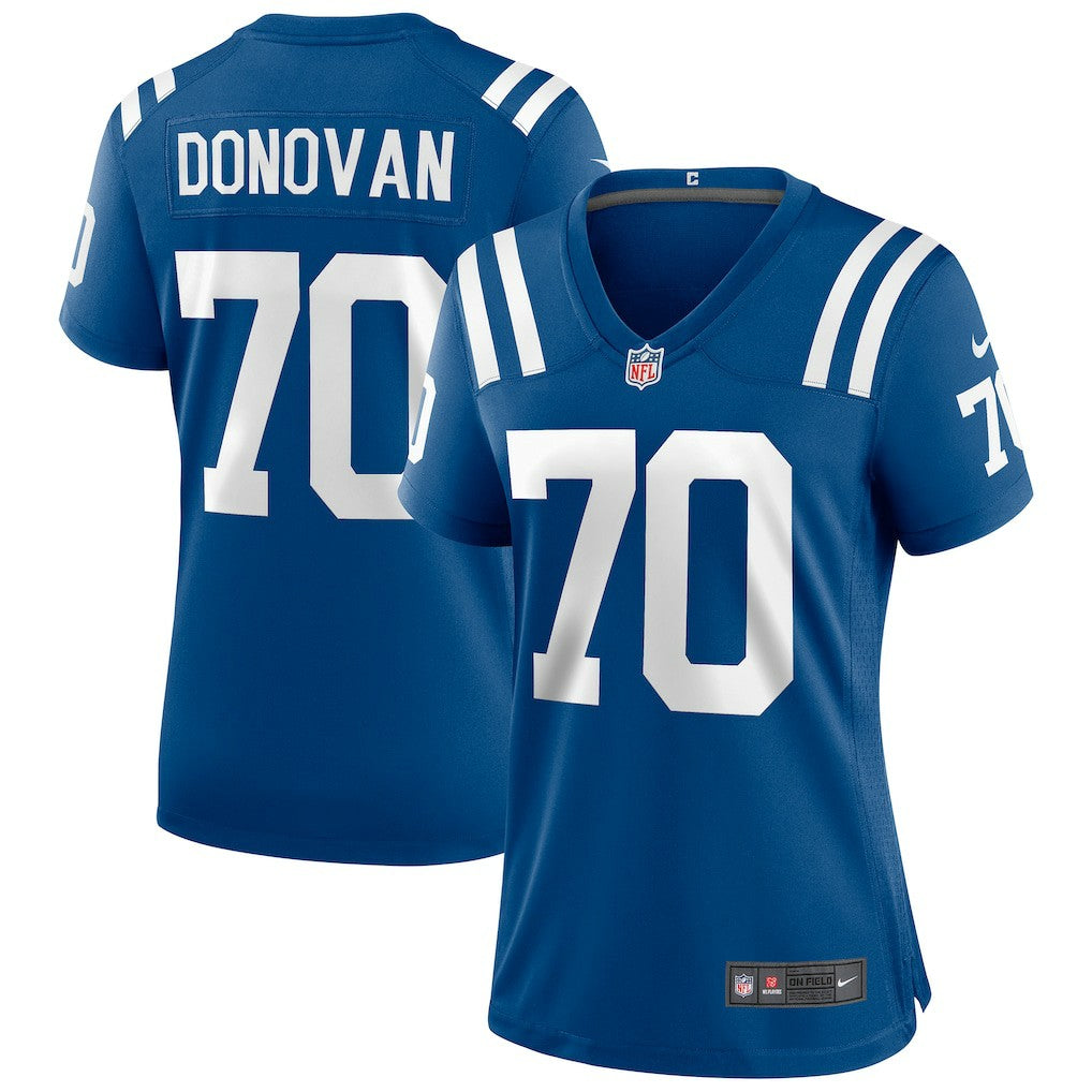 Art Donovan Indianapolis Colts Women's Game Retired Player Jersey - Royal cheap