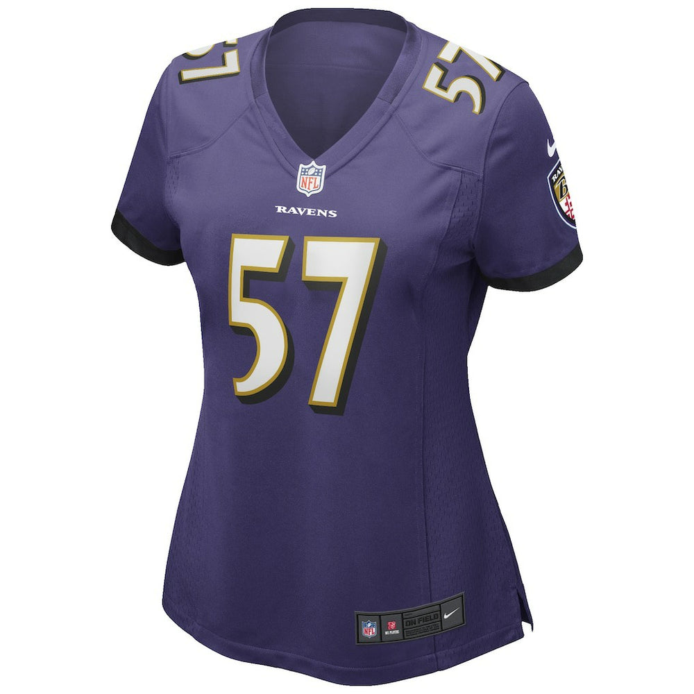Bart Scott Baltimore Ravens Women's Game Retired Player Jersey - Purple online