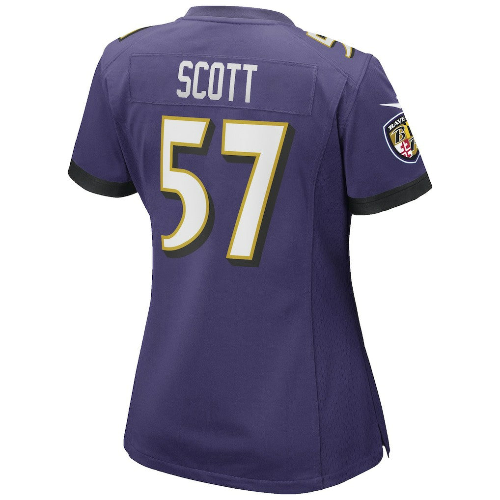 Bart Scott Baltimore Ravens Women's Game Retired Player Jersey - Purple online