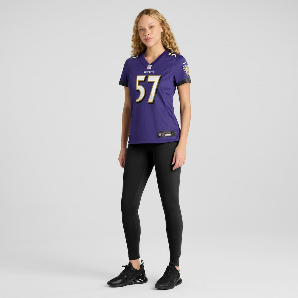 Bart Scott Baltimore Ravens Women's Game Retired Player Jersey - Purple online