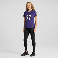 Bart Scott Baltimore Ravens Women's Game Retired Player Jersey - Purple online