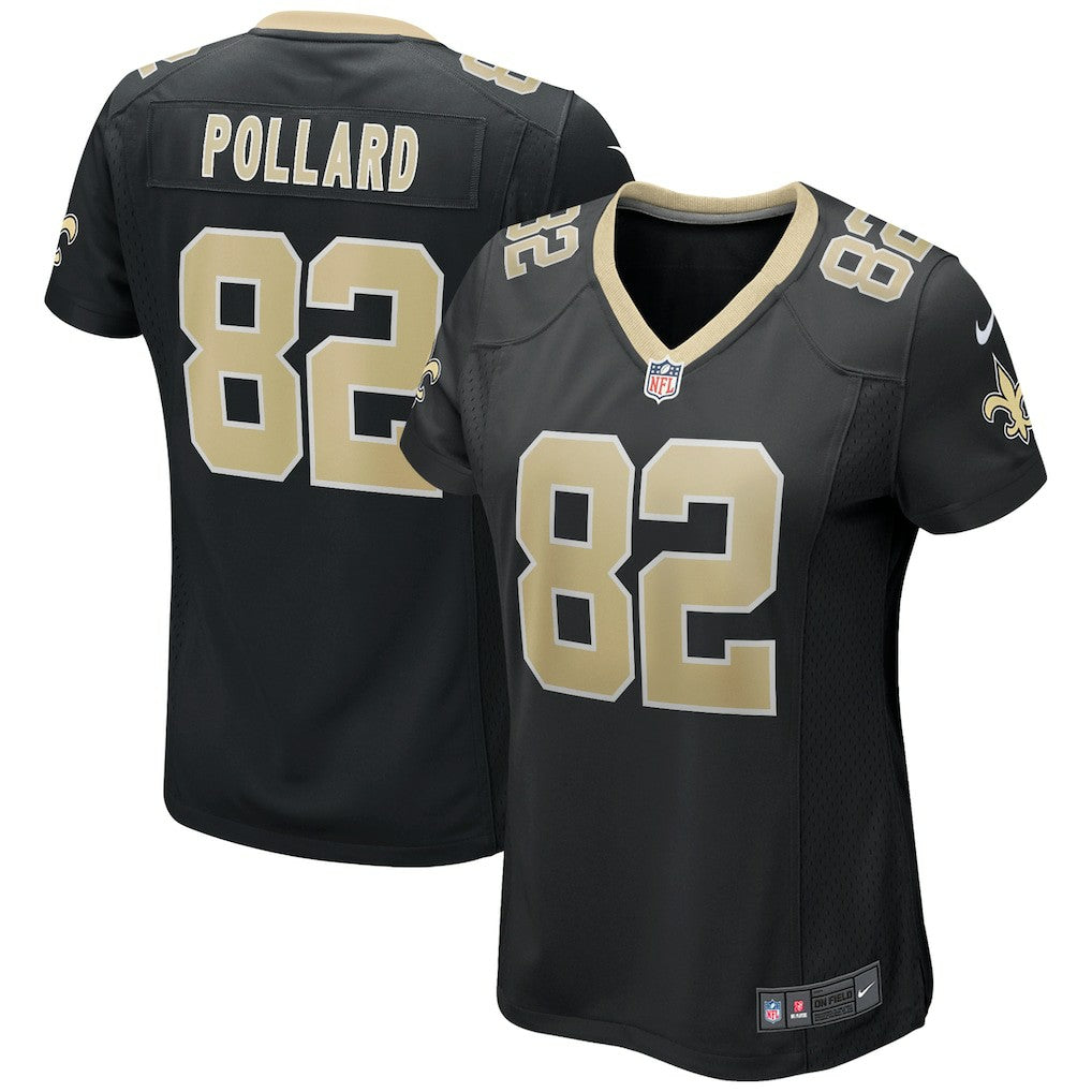 Bob Pollard New Orleans Saints Women's Game Retired Player Jersey - Black on sale