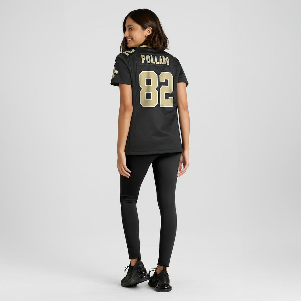 Bob Pollard New Orleans Saints Women's Game Retired Player Jersey - Black on sale