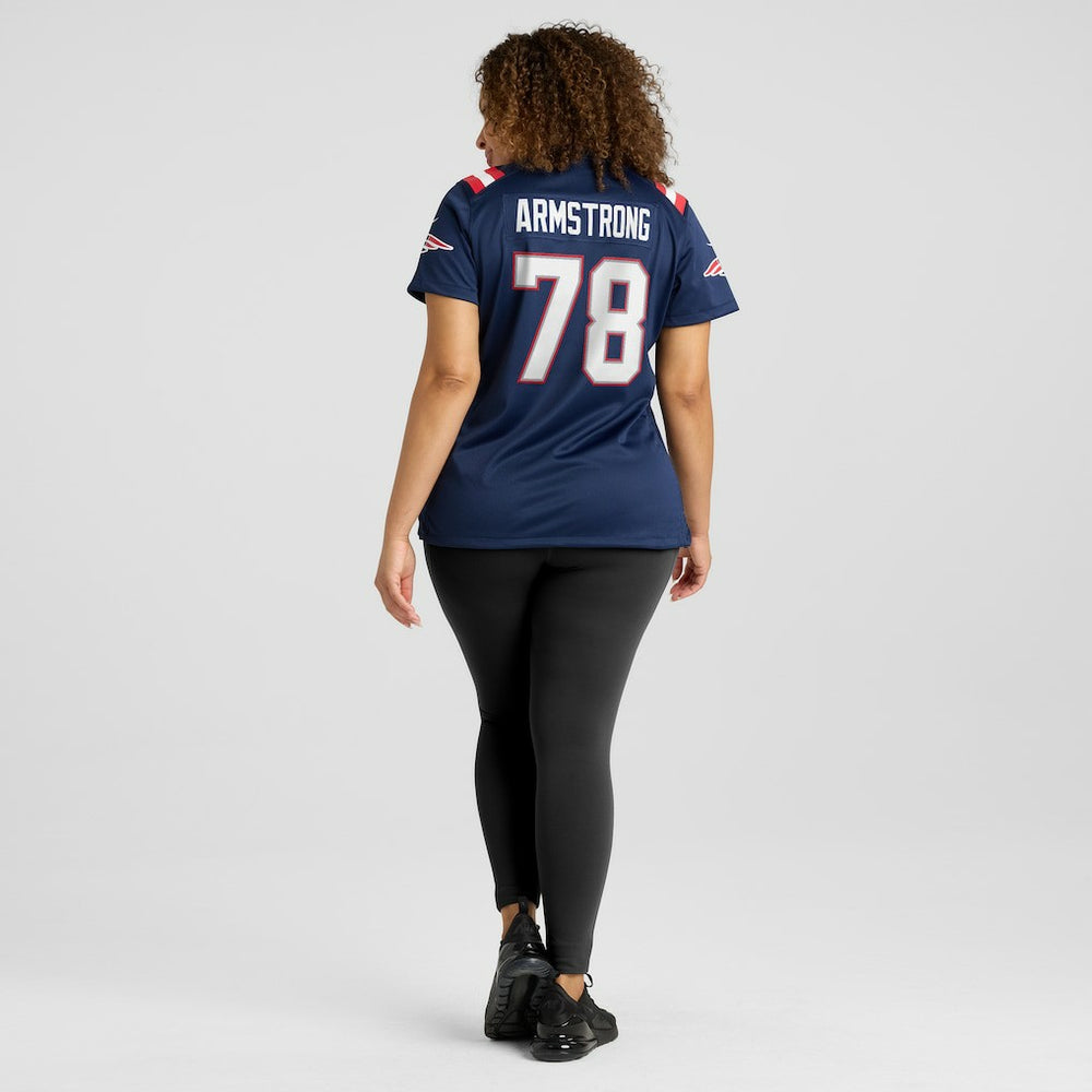 Bruce Armstrong New England Patriots Women's Game Retired Player Jersey - Navy on sale