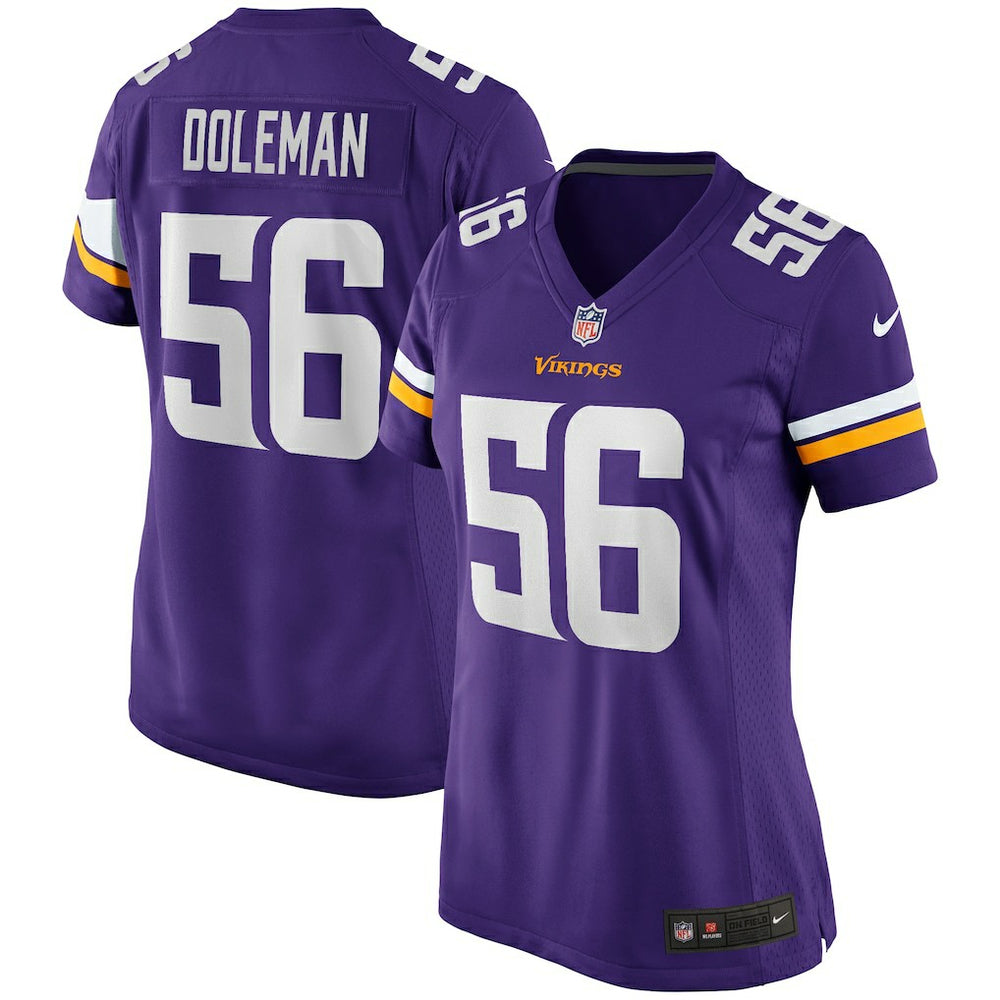 Chris Doleman Minnesota Vikings Women's Game Retired Player Jersey - Purple on sale