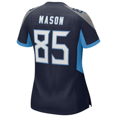Derrick Mason Tennessee Titans Women's Game Retired Player Jersey - Navy for sale