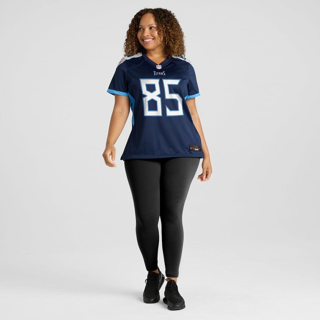 Derrick Mason Tennessee Titans Women's Game Retired Player Jersey - Navy for sale