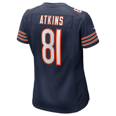 Doug Atkins Chicago Bears Women's Game Retired Player Jersey - Navy sale