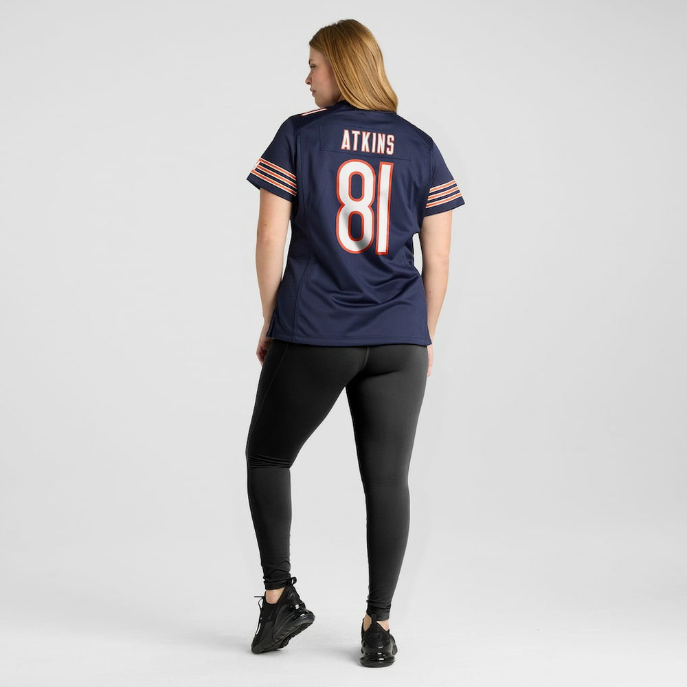 Doug Atkins Chicago Bears Women's Game Retired Player Jersey - Navy sale