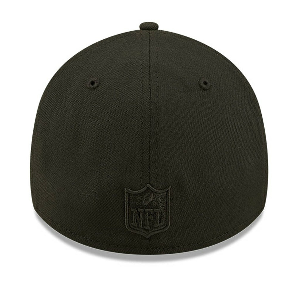 Atlanta Falcons New Era Black On Black Alternate Logo 39THIRTY Flex Hat cheap