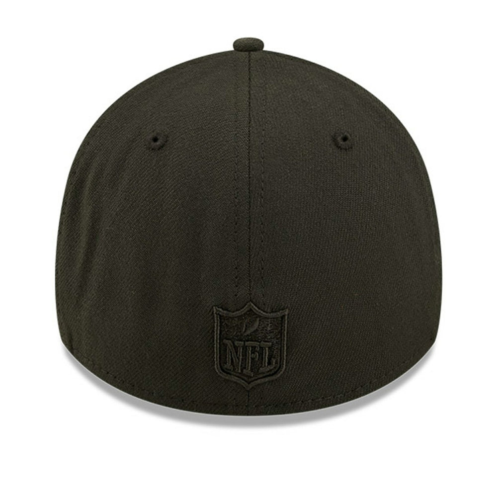 New York Jets New Era Black On Black 39THIRTY Flex Hat on sale