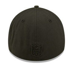 New York Jets New Era Black On Black 39THIRTY Flex Hat on sale