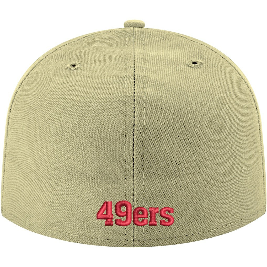 San Francisco 49ers New Era Omaha Throwback 59FIFTY Fitted Hat - Gold cheap