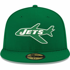 New York Jets New Era Omaha Throwback 59FIFTY Fitted Hat - Kelly Green on sale
