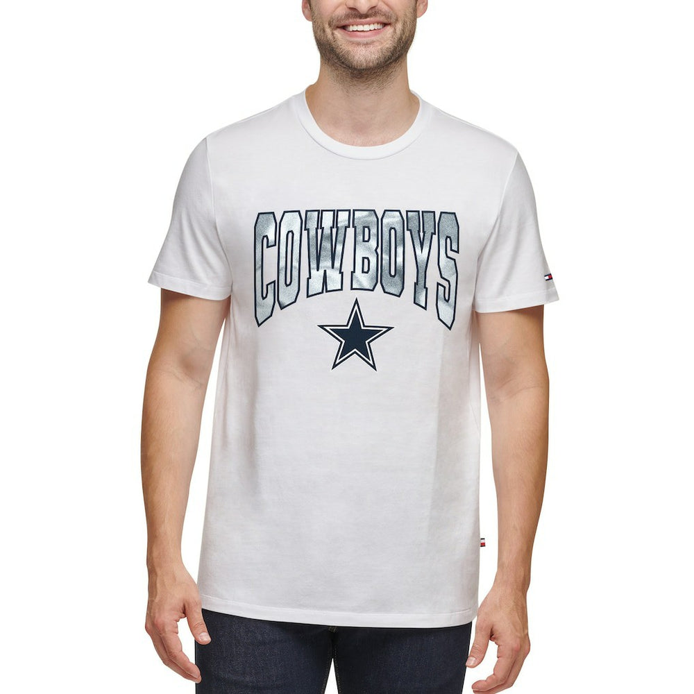 Dallas Cowboys Tommy Hilfiger Embroidered Patch T-Shirt - White for sale