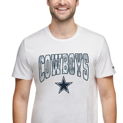 Dallas Cowboys Tommy Hilfiger Embroidered Patch T-Shirt - White for sale
