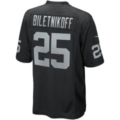 Fred Biletnikoff Las Vegas Raiders Game Retired Player Jersey - Black cheap