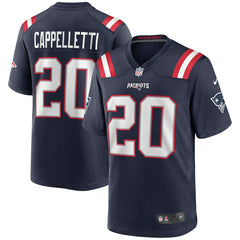 Gino Cappelletti New England Patriots Game Retired Player Jersey - Navy discount