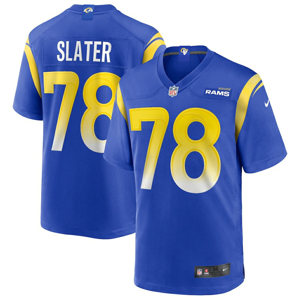 Jackie Slater Los Angeles Rams Game Retired Player Jersey - Royal sale