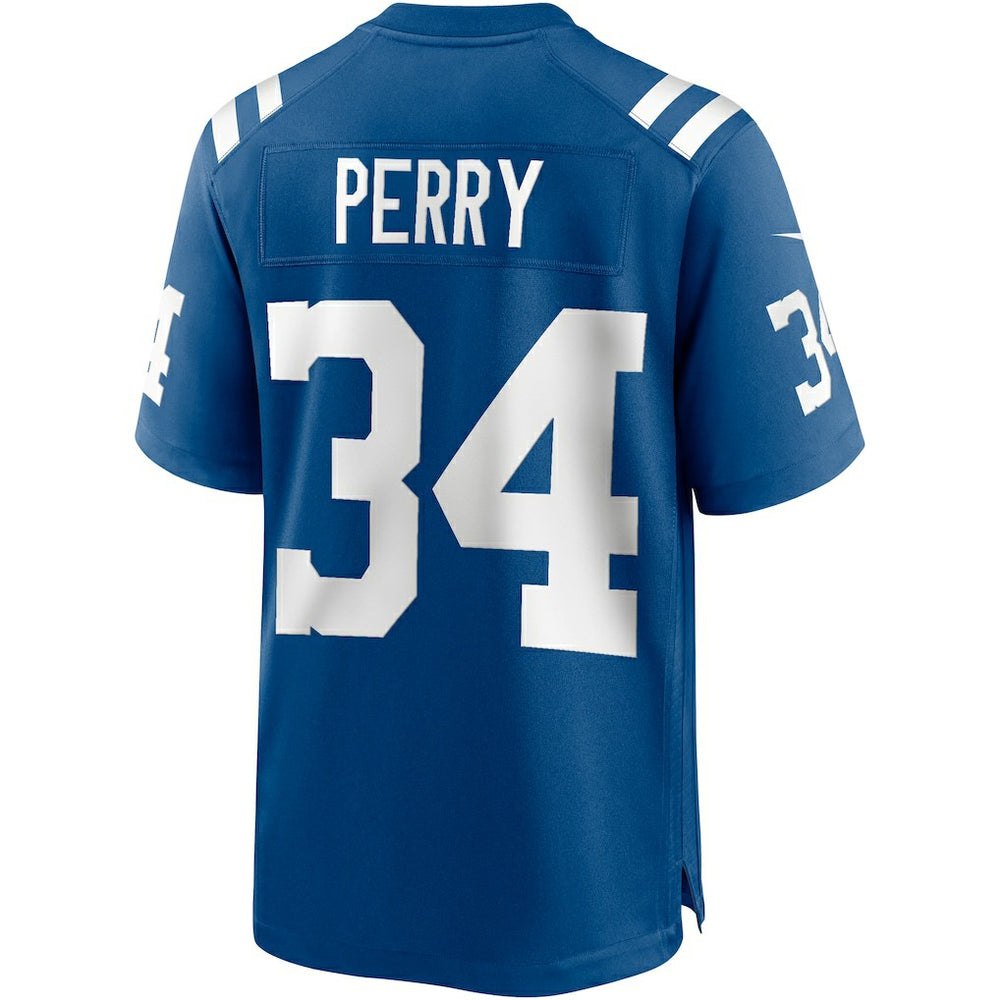 Joe Perry Indianapolis Colts Game Retired Player Jersey - Royal for sale