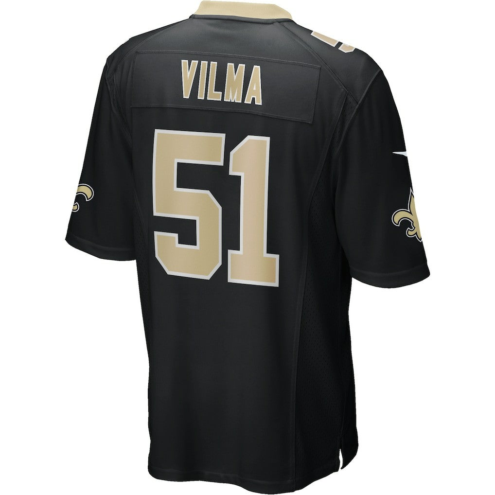 Jonathan Vilma New Orleans Saints Game Retired Player Jersey - Black on sale