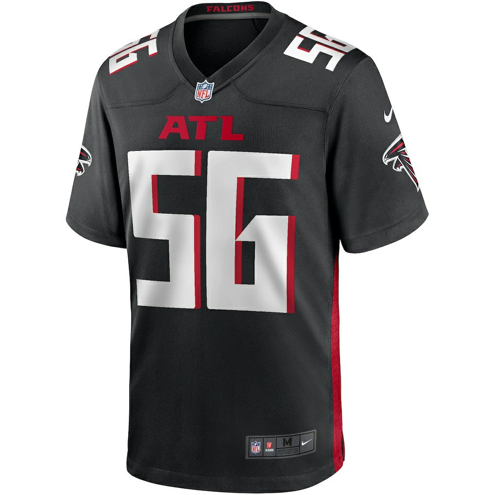Keith Brooking Atlanta Falcons Game Retired Player Jersey - Black cheap