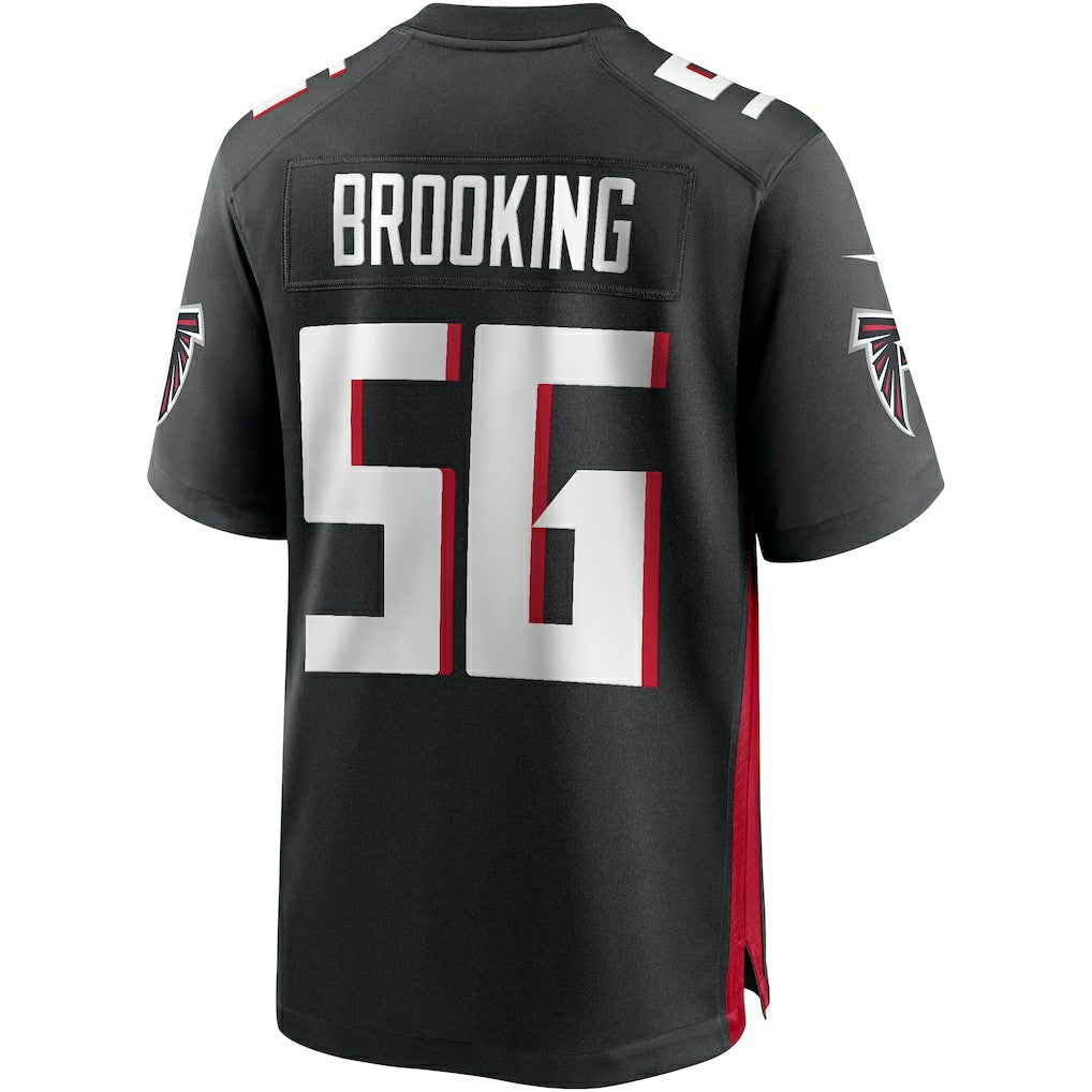 Keith Brooking Atlanta Falcons Game Retired Player Jersey - Black cheap