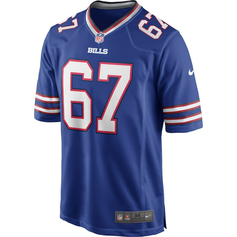 Kent Hull Buffalo Bills Game Retired Player Jersey - Royal outlet