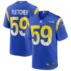 London Fletcher Los Angeles Rams Game Retired Player Jersey - Royal outlet