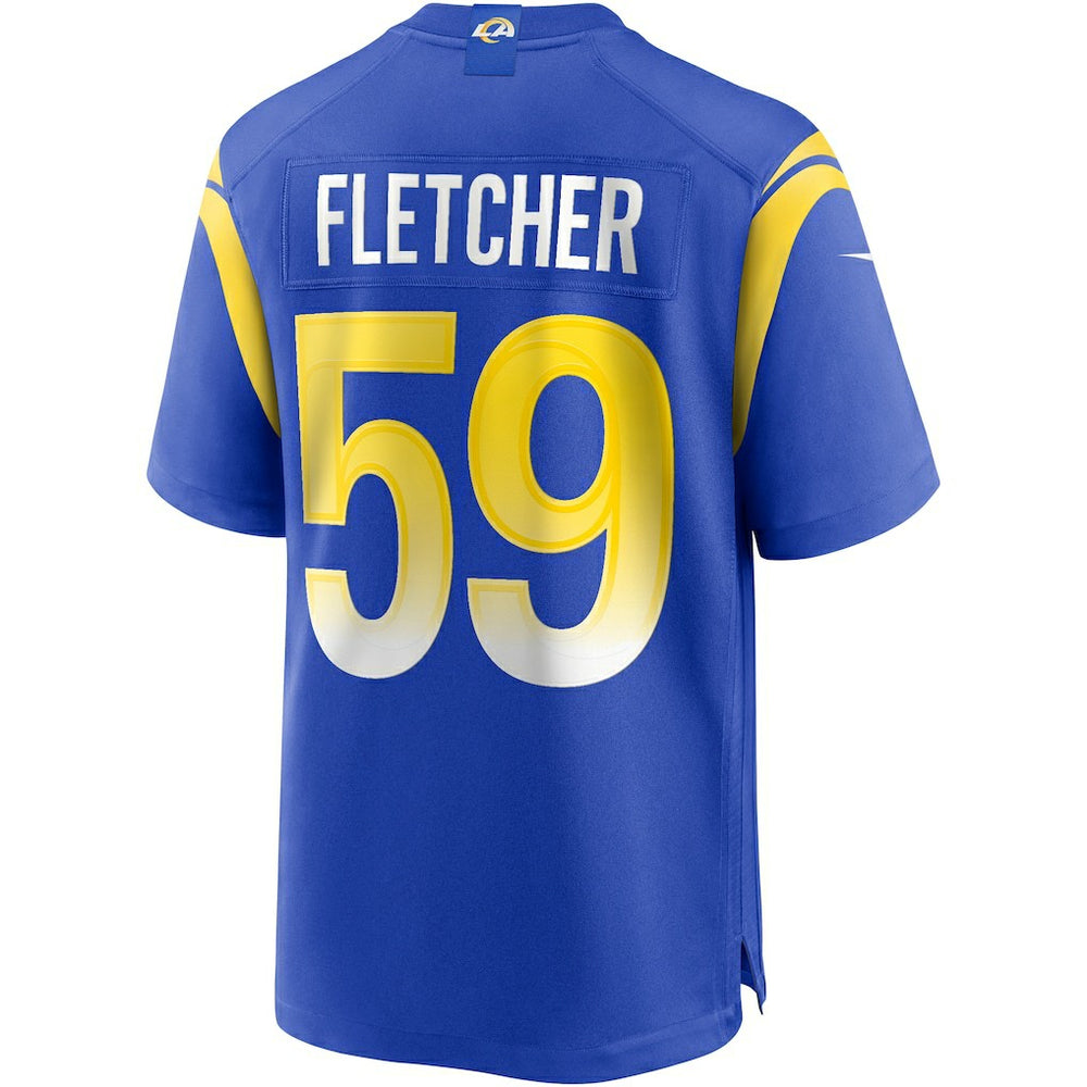 London Fletcher Los Angeles Rams Game Retired Player Jersey - Royal outlet