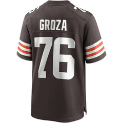 Lou Groza Cleveland Browns Game Retired Player Jersey - Brown for sale