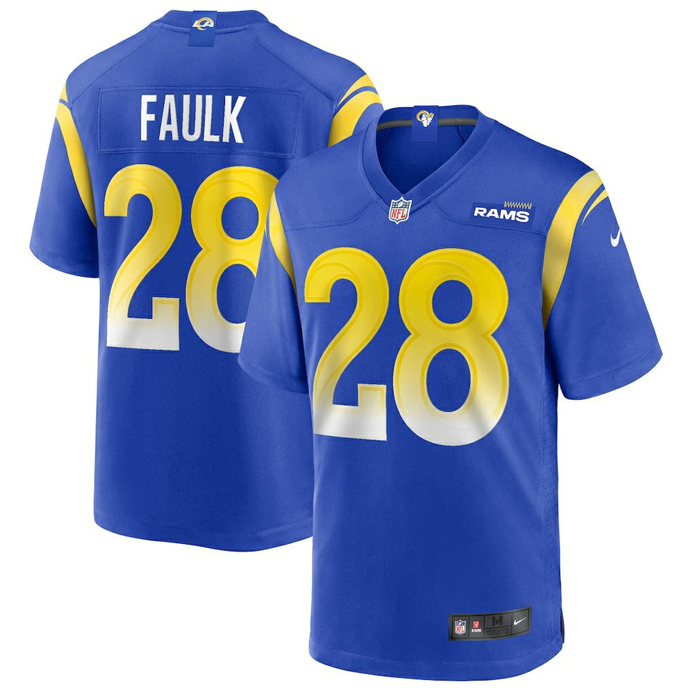 Marshall Faulk Los Angeles Rams Game Retired Player Jersey - Royal cheap
