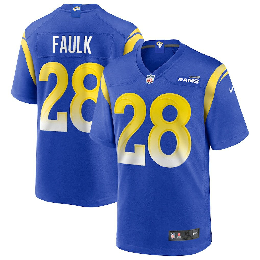 Marshall Faulk Los Angeles Rams Game Retired Player Jersey - Royal cheap