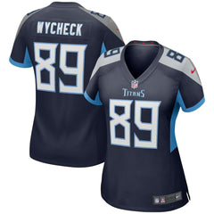 Frank Wycheck Tennessee Titans Women's Game Retired Player Jersey - Navy outlet