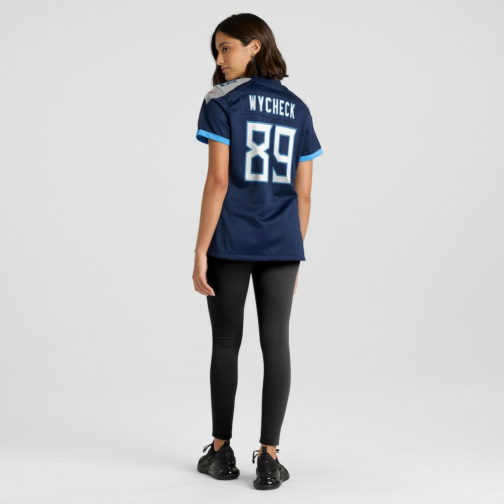 Frank Wycheck Tennessee Titans Women's Game Retired Player Jersey - Navy outlet